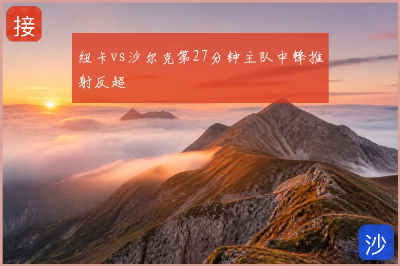 纽卡vs沙尔克第27分钟主队中锋推射反超