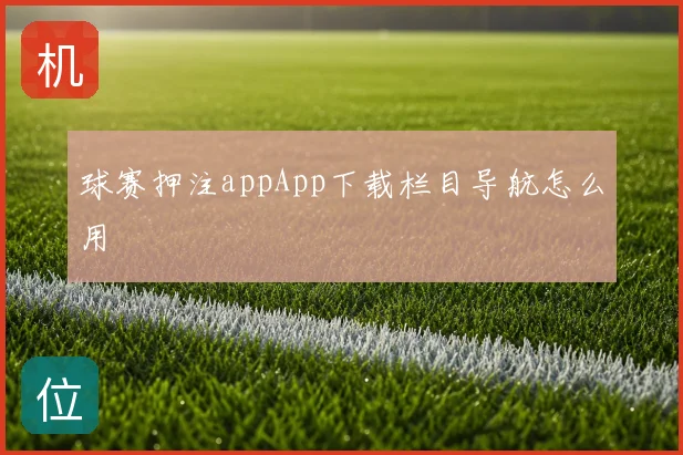 球赛押注appApp下载栏目导航怎么用