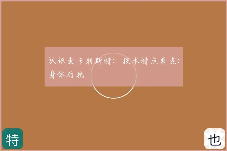 认识麦卡利斯特：技术特点看点：身体对抗